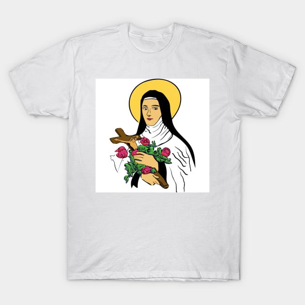 Saint Therese T-Shirt by moanlisa